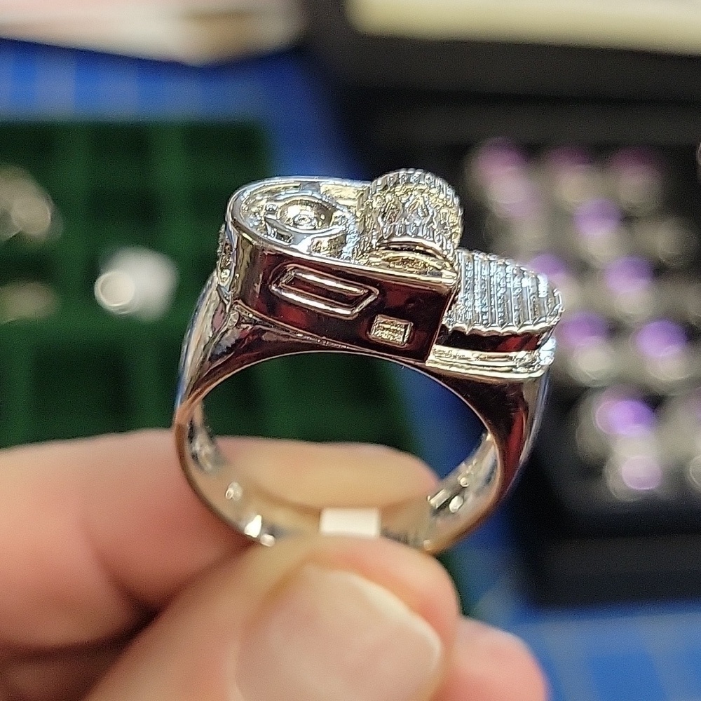 Lighter Silver Tone Ring